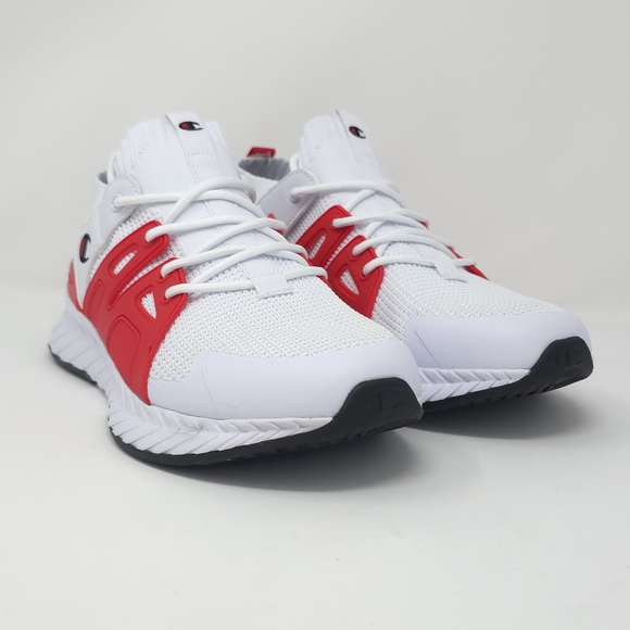 Champion Oja Cage White/Scarlet/Black sneakers - Picture 2 of 7